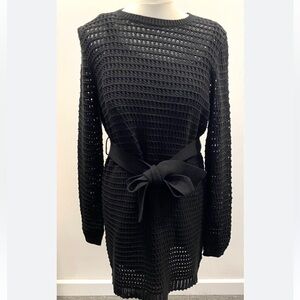 Boden Black Knit Dress
